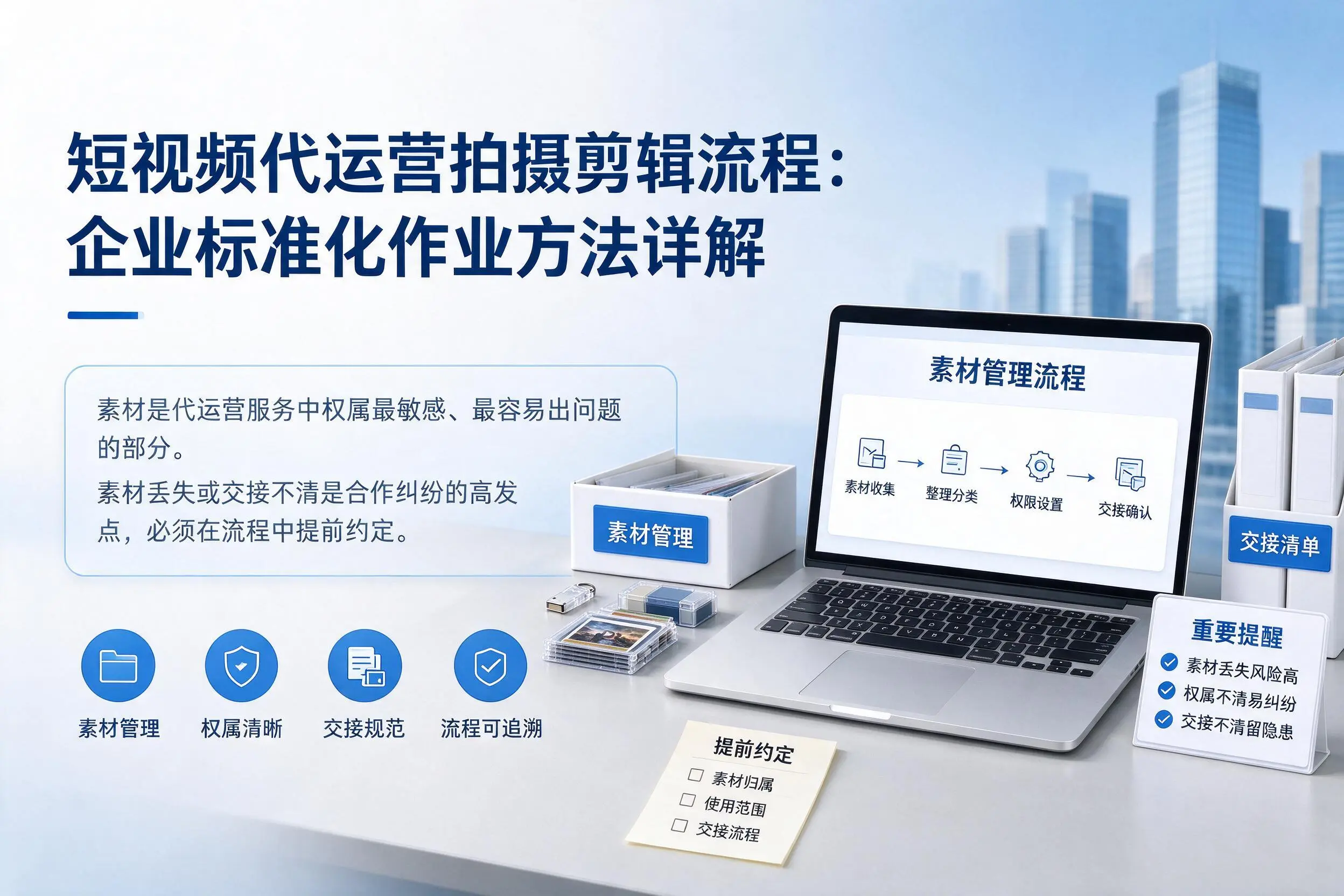 短视频代运营拍摄剪辑流程：潮州企业标准化作业方法详解