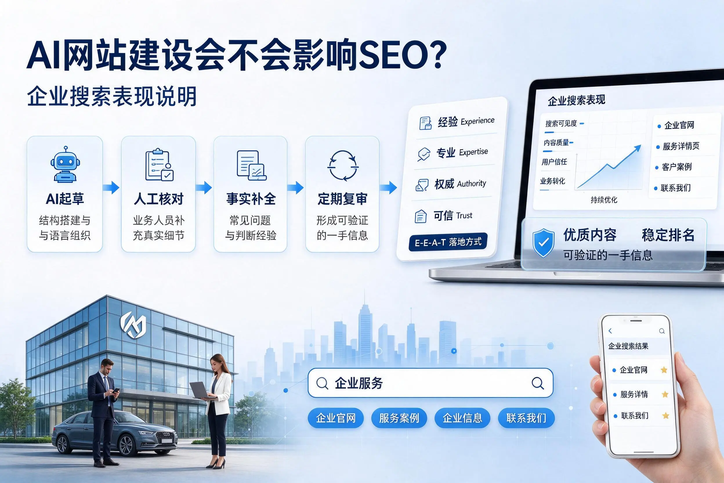 AI网站建设会不会影响SEO？潮州企业搜索表现说明