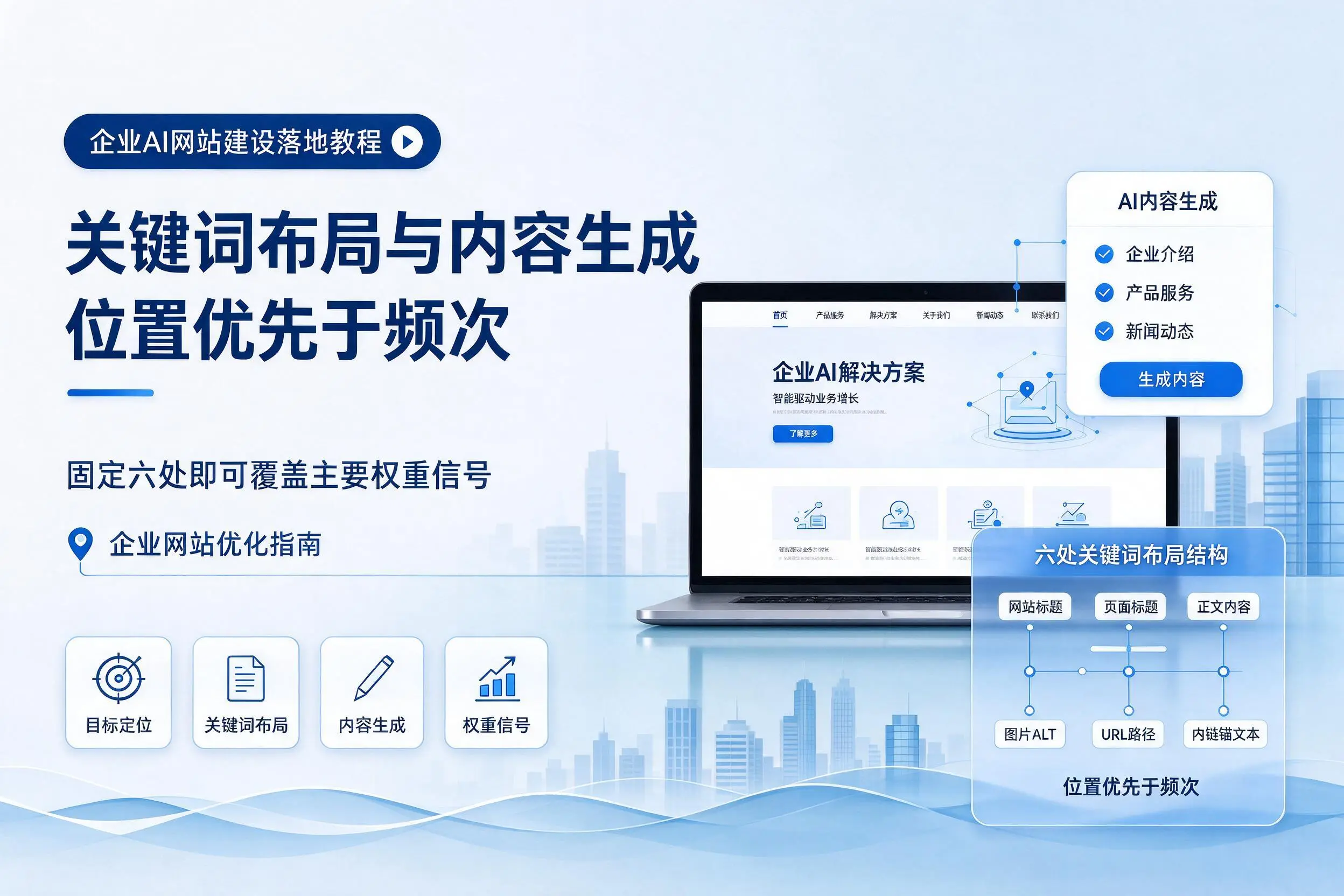 潮州企业AI网站建设落地教程:关键词布局与内容生成